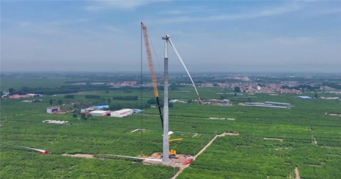 “全球第一吊”再臨燕趙！166米，XCA4000助力華北綠電