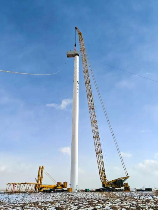 階段任務(wù)圓滿完成！XLC18000M一口氣拿下20臺風(fēng)機，為綠色地球加油~